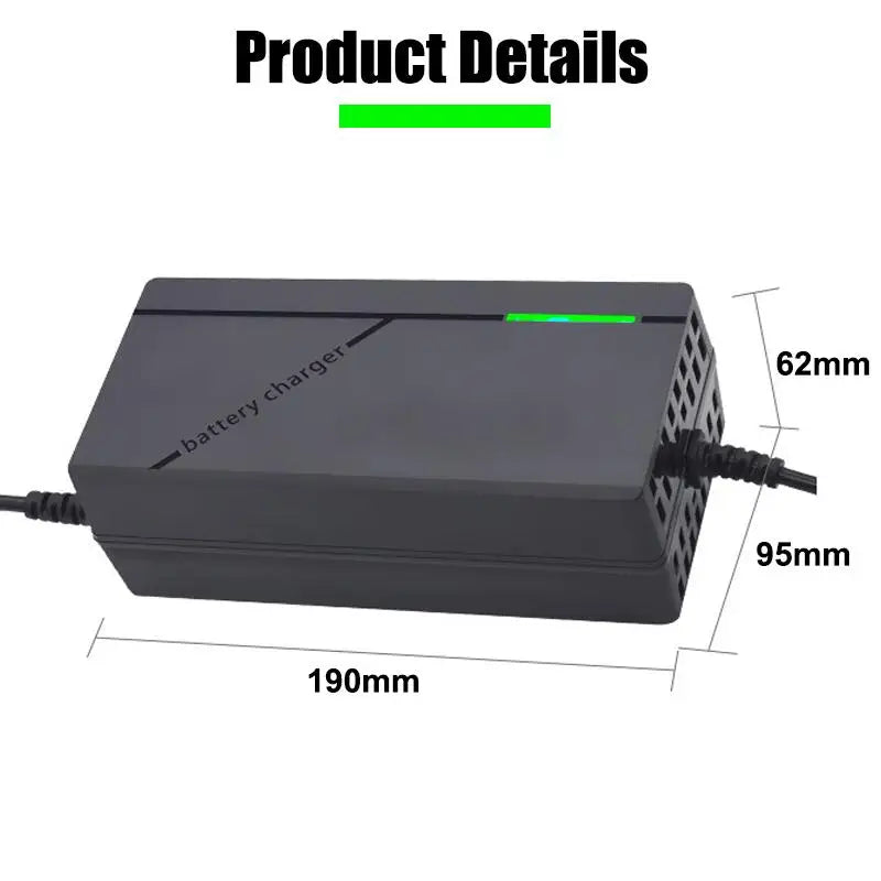 60V 72V 5A Lithium Battery Charger 67.2V 84V 5A Lithium Battery Pack 16S 20S 5A Smart Intelligent Fast Charging Chargers EU Plug