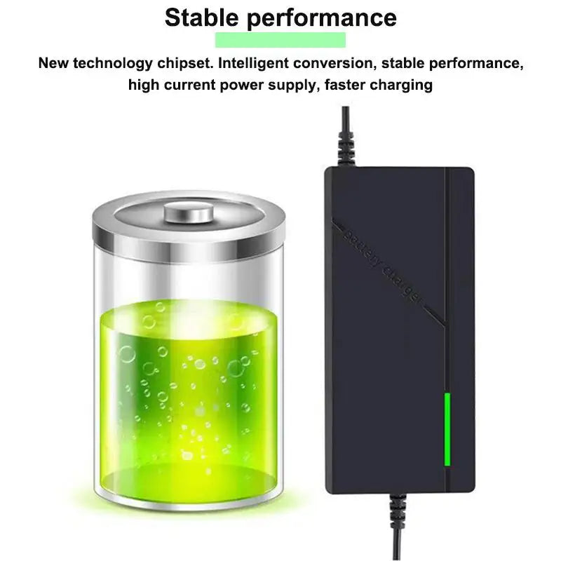 60V 72V 5A Lithium Battery Charger 67.2V 84V 5A Lithium Battery Pack 16S 20S 5A Smart Intelligent Fast Charging Chargers EU Plug